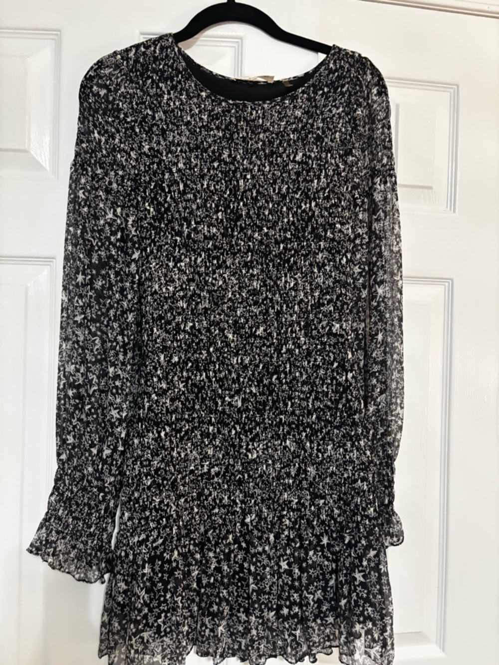 Loveshackfancy Long-Sleeve Smocked Waist Dress women’s size xs